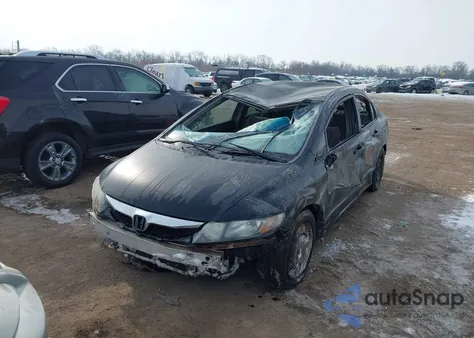 2010 Honda Civic Lx z USA, uszkodzony, nr VIN 2HGFA1F54AH569707